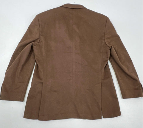 Brooks Brothers 346 Men's Brown 100% Cashmere Madison Fit Blazer Jacket Sz 42R