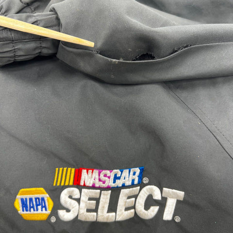 Vintage 90s NAPA NASCAR Select Embroidered Racing Jacket Windbreaker Sz XL