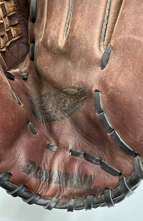 DeMarini Softball Glove 10 Inch Top Grade Leather Right Hand Throw Brown Black
