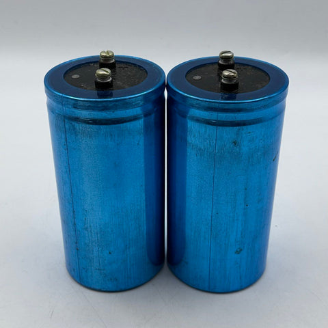 Vintage Mallory CGS 210000 MFD 15 VDC Electrolytic Capacitors Lot of 2 Untested