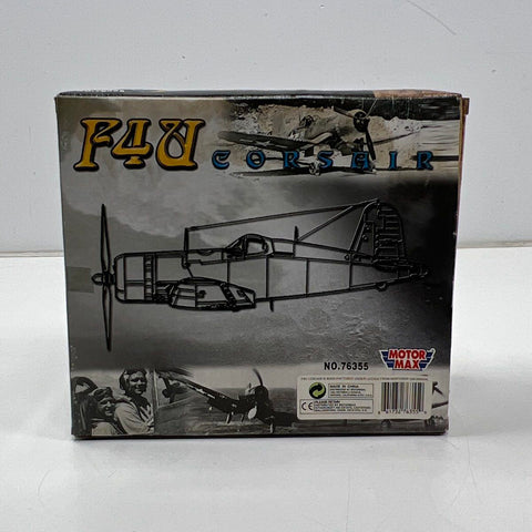 Motor Max F4U Corsair US Navy Blue 1:48 Scale Die-Cast Model Airplane New