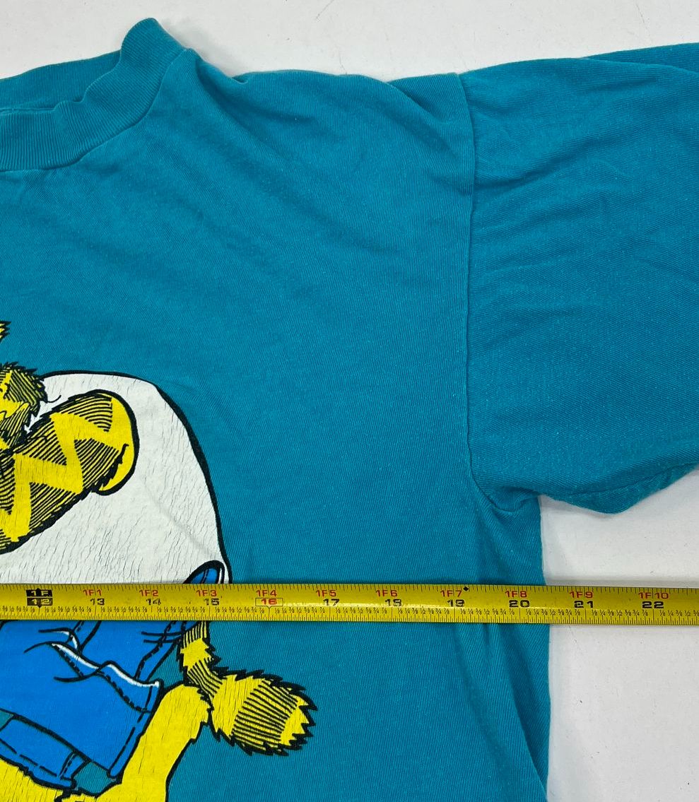 Vintage 80s Sun Sportswear Teal Single Stitch Big Break Lunch T-Shirt Men's L