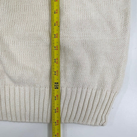 Vintage 1988 Super Bowl XXII Embroidered Knit Sweater Logo 7 Sz XL