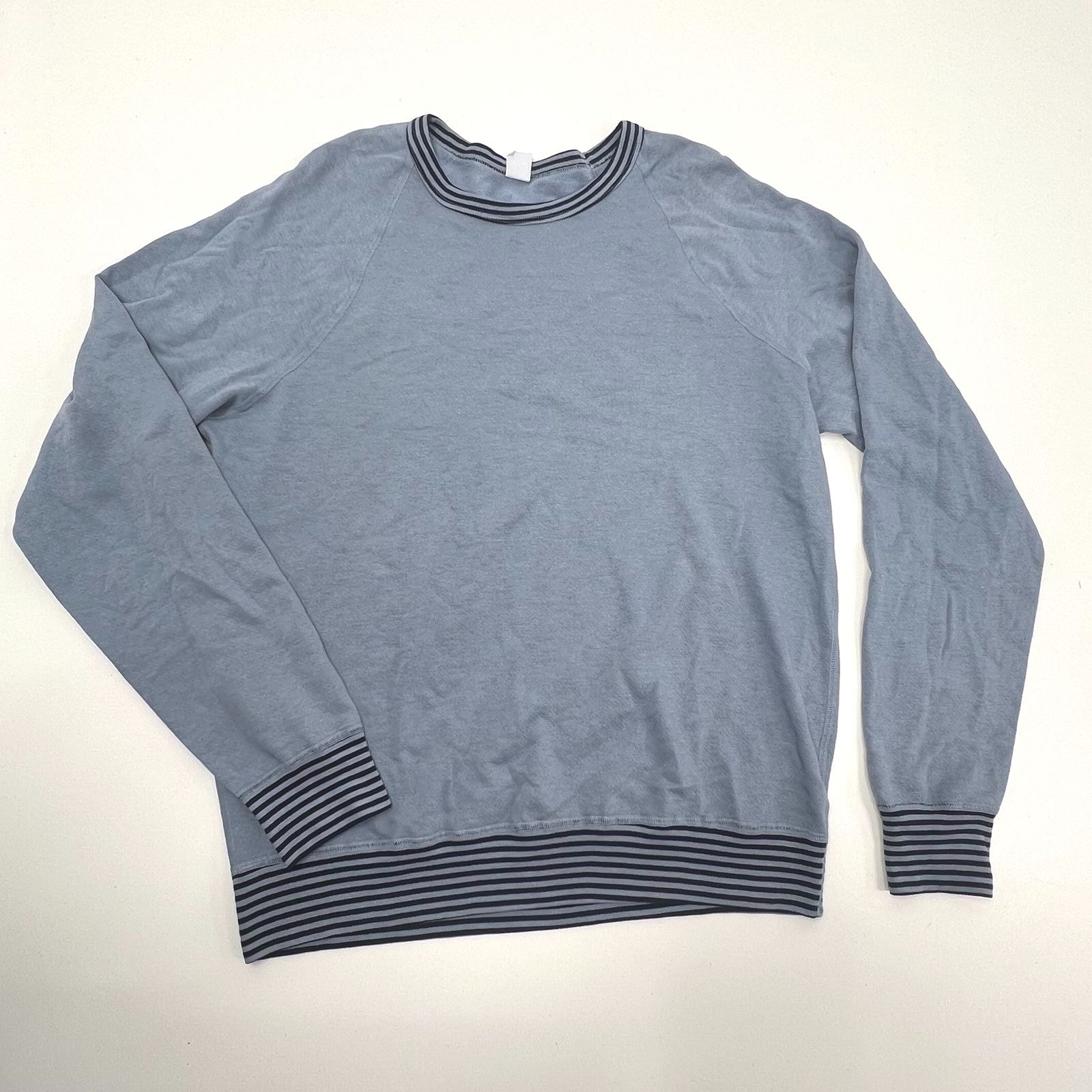 NWT S.K.U. Save Khaki United Blue Long Sleeve Fleece Pullover Women's Large