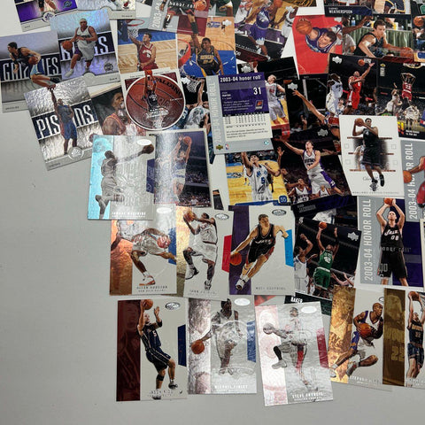 2003-04 Upper Deck Basketball Card Lot 200+ Cards LeBron Rookie Year NBA