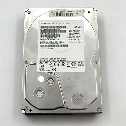 Hitachi HDS721010CLA332 1TB 7200RPM SATA Hard Drive Not Tested Sold As Is