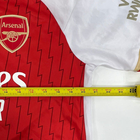 Adidas Arsenal Men's 20/21 Home Soccer Jersey Red #12 Aeroready Size L