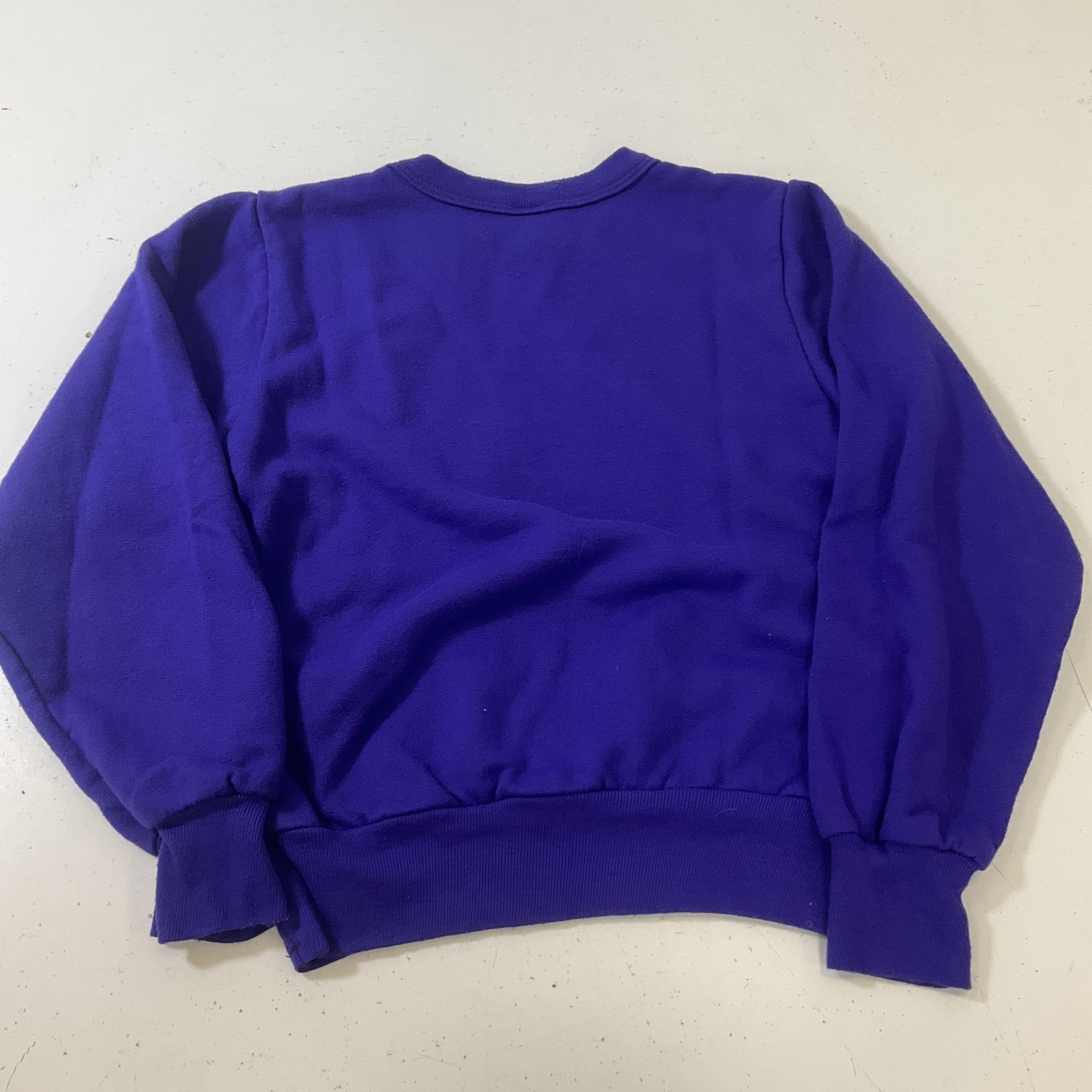 Vintage Royal Purple Blair Crew Neck Sweatshirt YOUTH Size Medium Vintage
