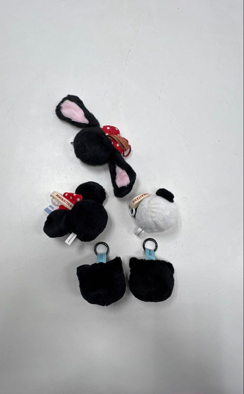 Bossi Barea San Xiao Miao Fuzzy Monster Plush Keychain Bag Charm Lot of 11