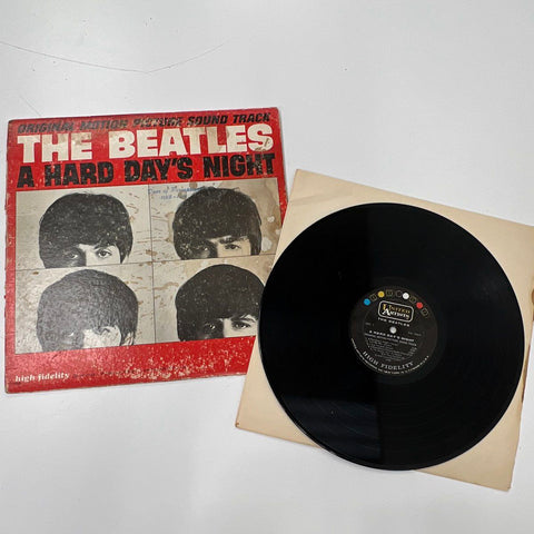 The Beatles A Hard Day's Night 1964 LP Vinyl Record UAL 3366 United Artists Mono