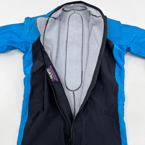 Sea Elite Dive Suit Full Body Skinsuit Polartec Fleece Lined Blue Black