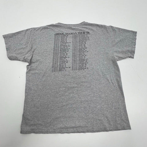 Vintage 90s Gregg Allman '74 Tour T-Shirt Rock Allman Brothers Band Sz XL