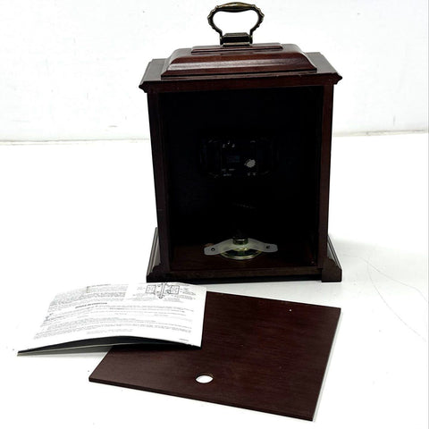 Howard Miller Wood Mantle Clock Kieninger Quartz Dual Chime Roman Numeral