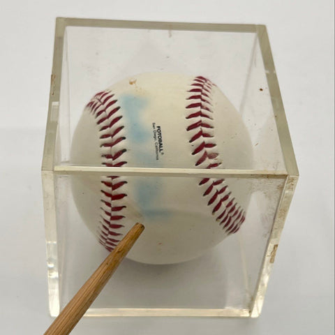 Signed Baseball Fotoball Buck O'Neil Negro Leagues Museum NLBM Autograph