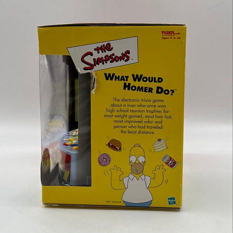 Tiger Electronics The Simpsons What Would Homer Do? Electronic Trivia Game NIB