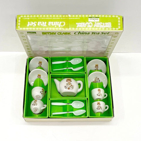Vintage Chilton Betsey Clark China Tea Set Miniature Porcelain Japan In Box