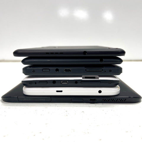 Mixed Brand Tablet Lot 6 Pieces LG Samsung Nexus Verizon For Parts Only