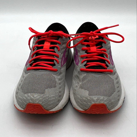 Brooks Launch 6 Women's Running Shoes Grey Purple Red Size 8