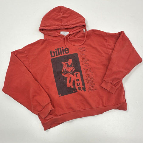 Billie Eilish Happier Than Ever Tour 2022 Organic Cotton Hoodie Sz L