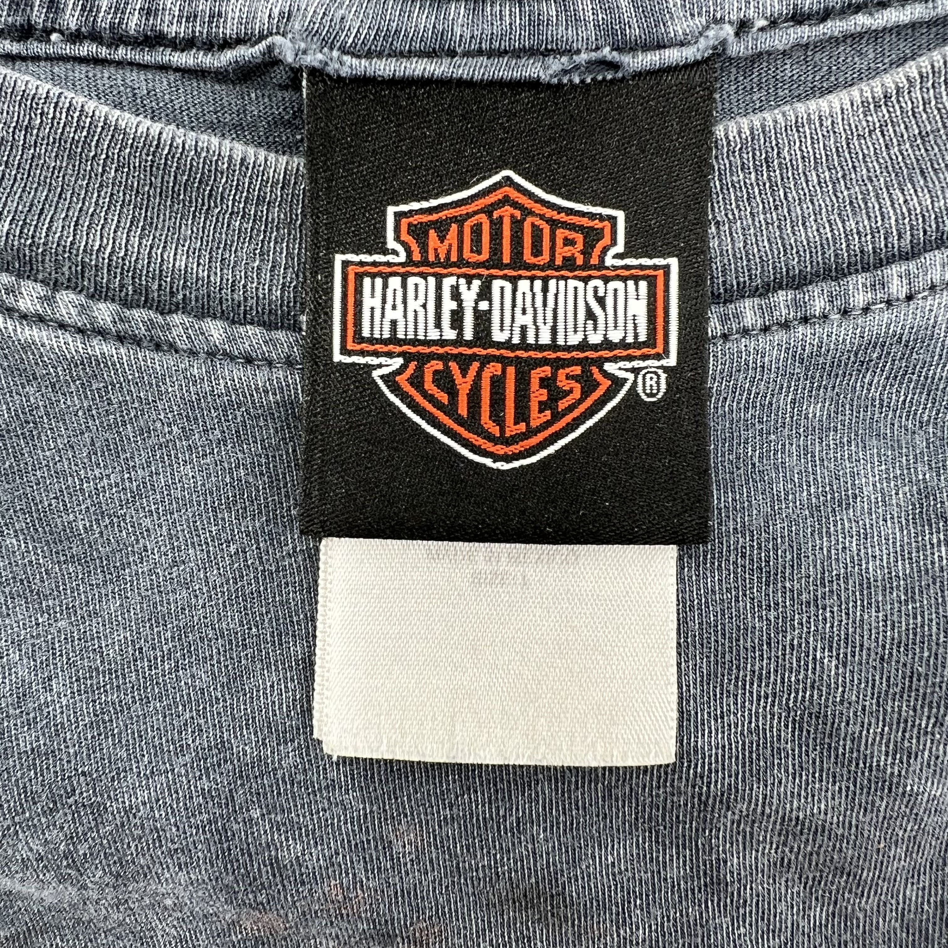 Vintage Y2K Harley-Davidson Graceland Memphis TN Acid Wash T-Shirt Sz M