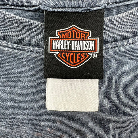 Vintage Y2K Harley-Davidson Graceland Memphis TN Acid Wash T-Shirt Sz M