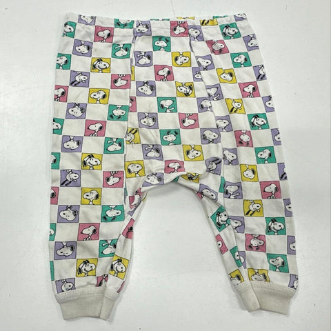 Vintage 80s Snoopy Peanuts Kids Clothing Lot Romper Shorts Pants USA Sz 3-12M