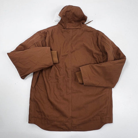 Dunbrooke Men's Trailblazer Hooded Work Jacket Washed Bark Brown NWT Sz L