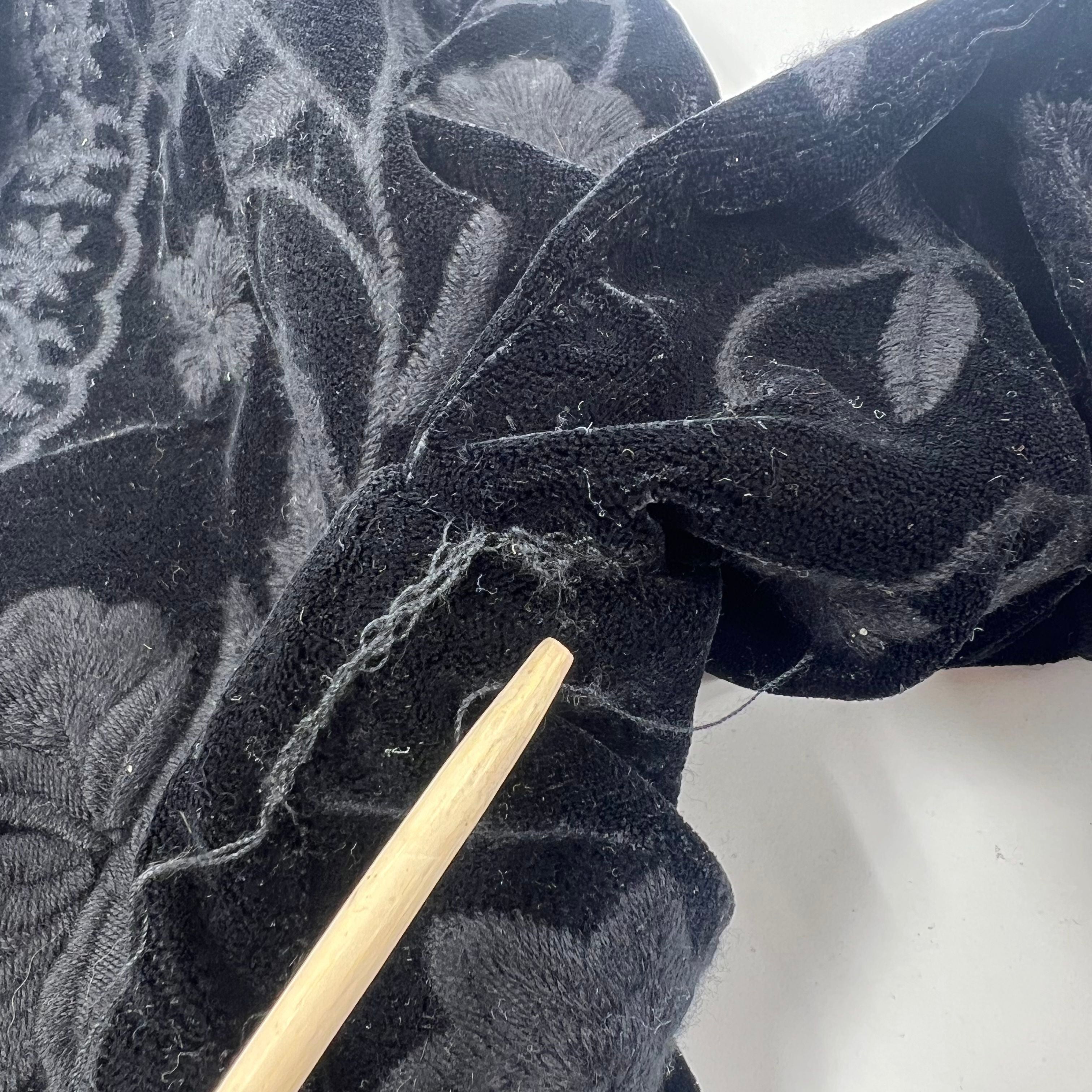 NWT Zara Black Floral Embroidered Blazer Jacket Size XS $69
