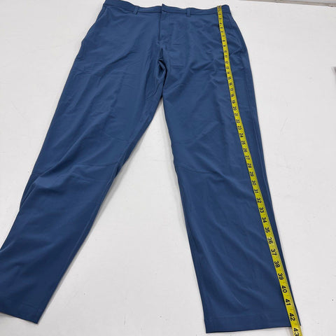 Fabletics Men's The Only Pant Blue NWT 4-Way Stretch Water Resistant Sz L