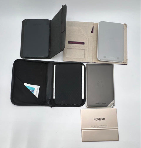 Amazon Kindle B&N Nook Kobo E-Reader 5 Piece Lot Oasis Keyboard Untested As-Is