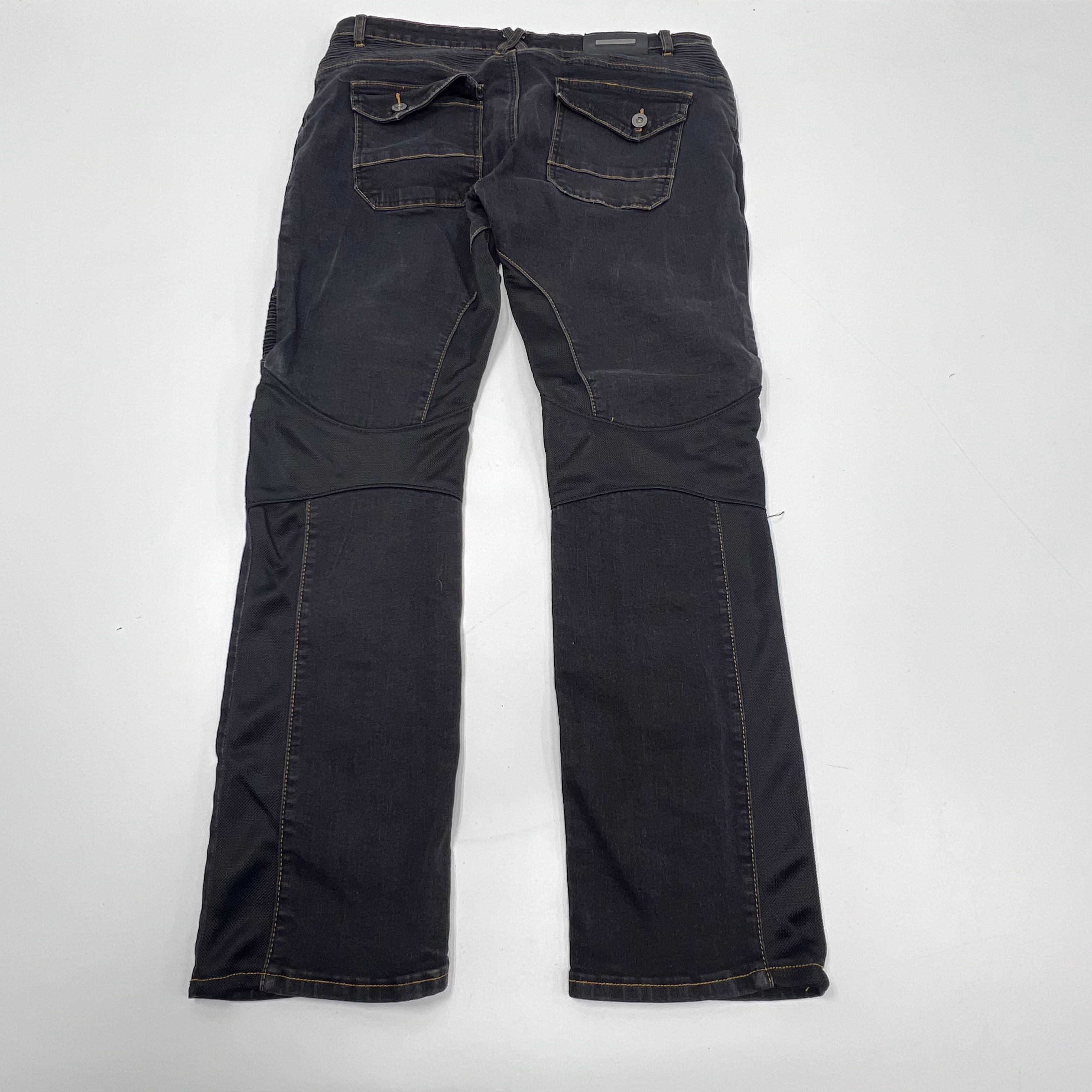 Kominie Motorcycle Black Darkwash Pants Men's Size XL-XXL