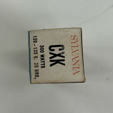 IOB Vintage Sylvania Movie & Still Projector Lamp Bulb Blue Top 300w Light Bulb