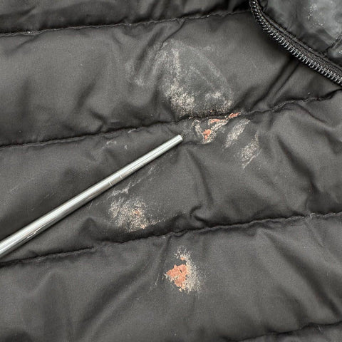 Patagonia Kids Down Sweater Puffer Jacket Black Full Zip Size L 12