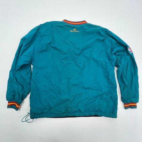 Vintage 90s Champion Detroit Pistons Horse Logo Pullover Jacket Sz XL