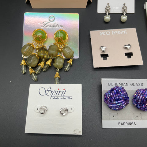 Lauren Ralph Lauren Lia Sophia C&C California Earrings Jewelry Lot of 12 Pairs
