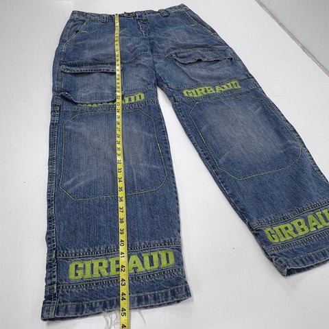 Vintage Y2K Marithe Francois Girbaud Men's Baggy Shuttle Tape Jeans Blue Sz 40M