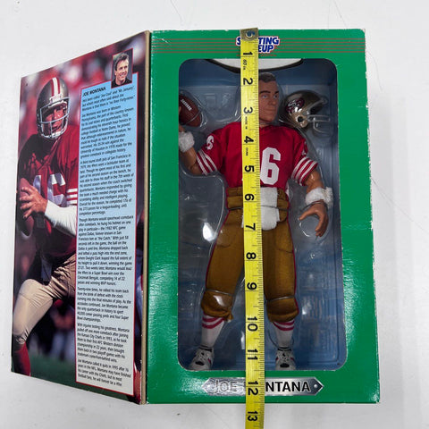Vintage NFL Football Joe Montana 49ers Starting Lineup 1997 12 Inch Figure Box