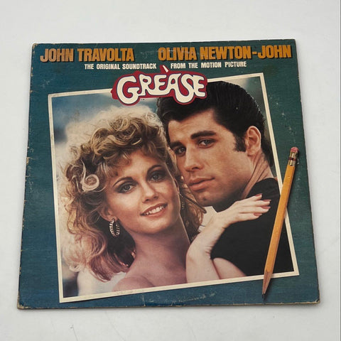 Grease Original Movie Soundtrack Double LP RSO RS-2-4002 1978 Gatefold