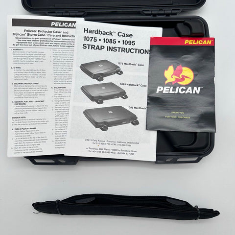 Pelican i1075 HardBack Case for iPad and Tablets Watertight Rugged Black