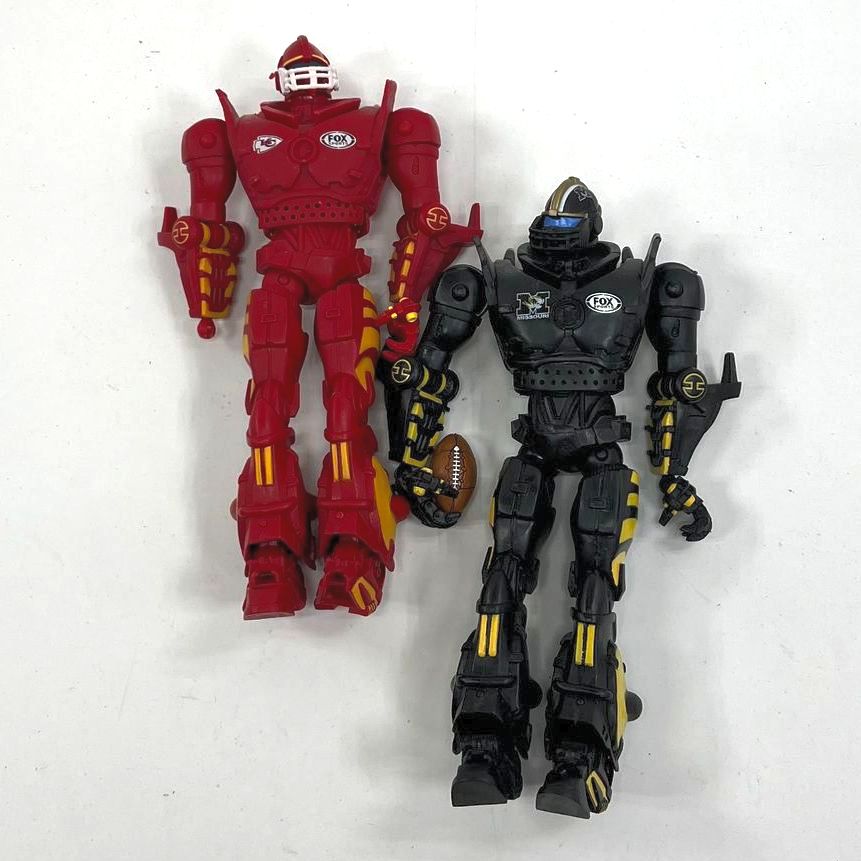 Collectible Memorabilia Fox Sports Chiefs & Tigers Robot Action Figures Lot Of 2