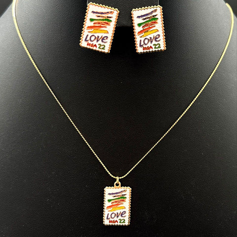 Mixed Fashion Jewelry Set Lot of 11 Necklaces Bracelets Earrings Chiefs USPS