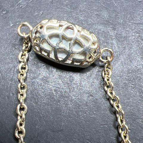 Kendra Scott Pink Rhinestone Adjustable Gold tone Bracelet