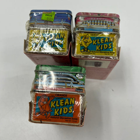 Vintage 1982 Ian Logan's Carlectables Car Tins Lot of 5 Sealed Soap England
