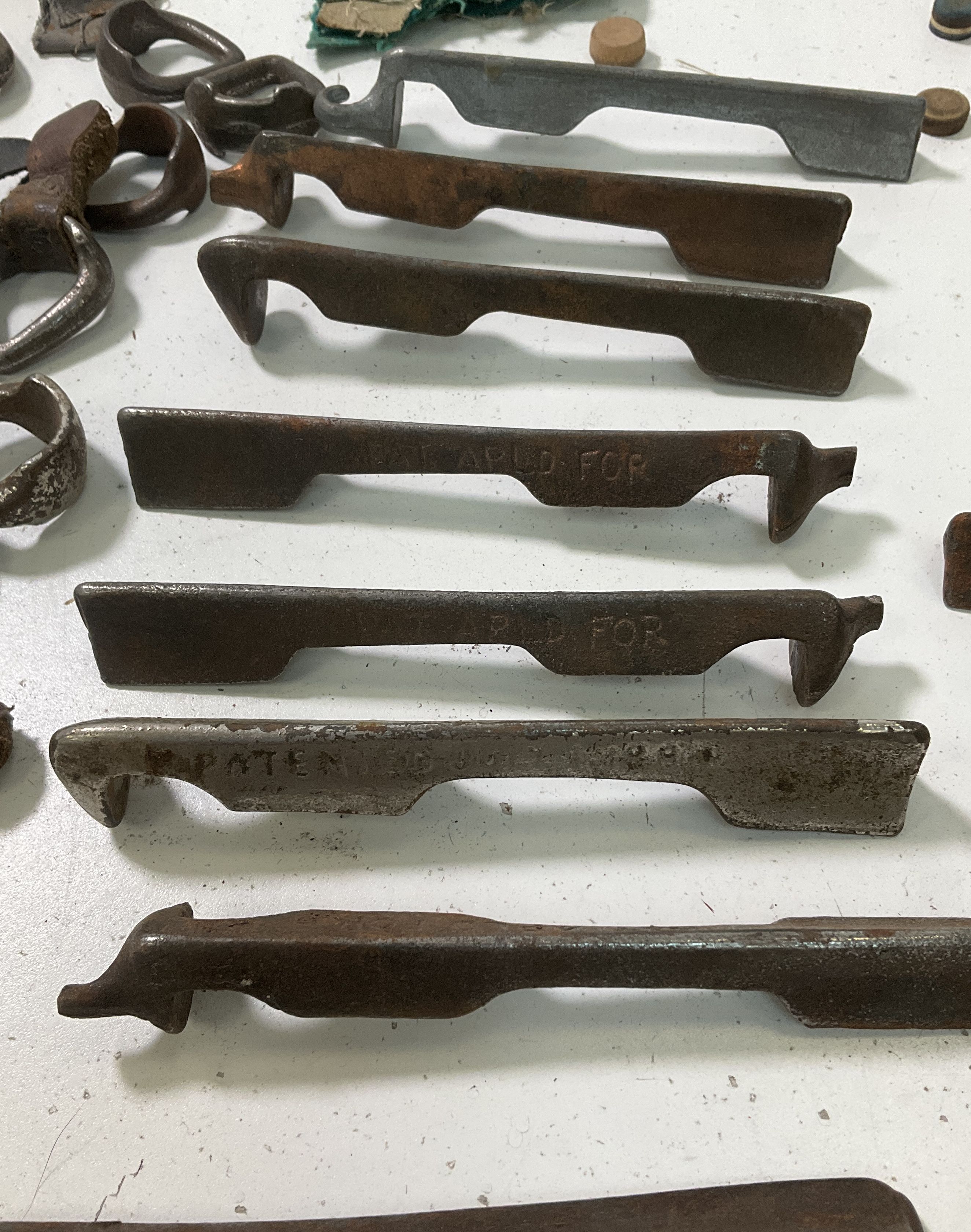 Vintage Pool Cue Repair Kit Lot Parts Clamps Brunswick Balke Collender Company