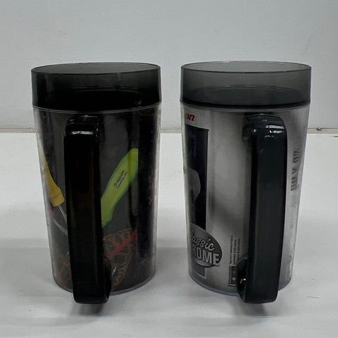 Vintage Snap-on Tools 4 Pc Travel Mug Lot 2000s Pin-up Girl & Classic Car