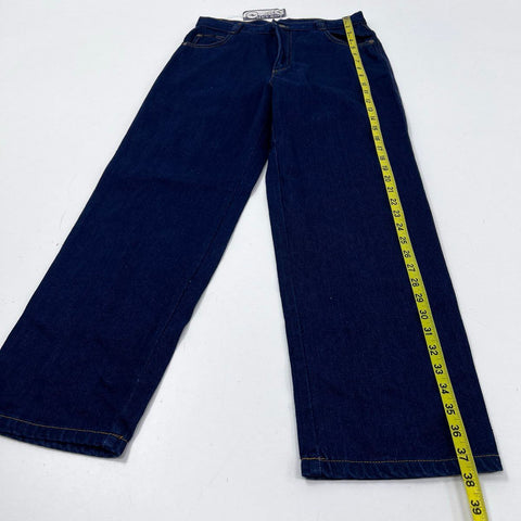 Net Boy Boys Vintage Y2K Wide Leg Dark Wash Denim Jeans Sz 12 NWT