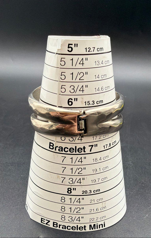 Vintage Goldette Silver Tone Bracelet Lot of 4 Cuffs Bangles Hinged Mesh