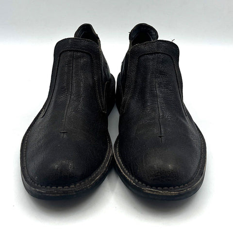 Donald J Pliner Lazaro Espresso Pebbled Leather Slip On Shoes Men's Size 12 M