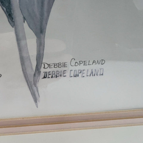 Debbie Copeland Signed Ltd Ed Print 493/1500 Tulip Floral Botanical Art Framed