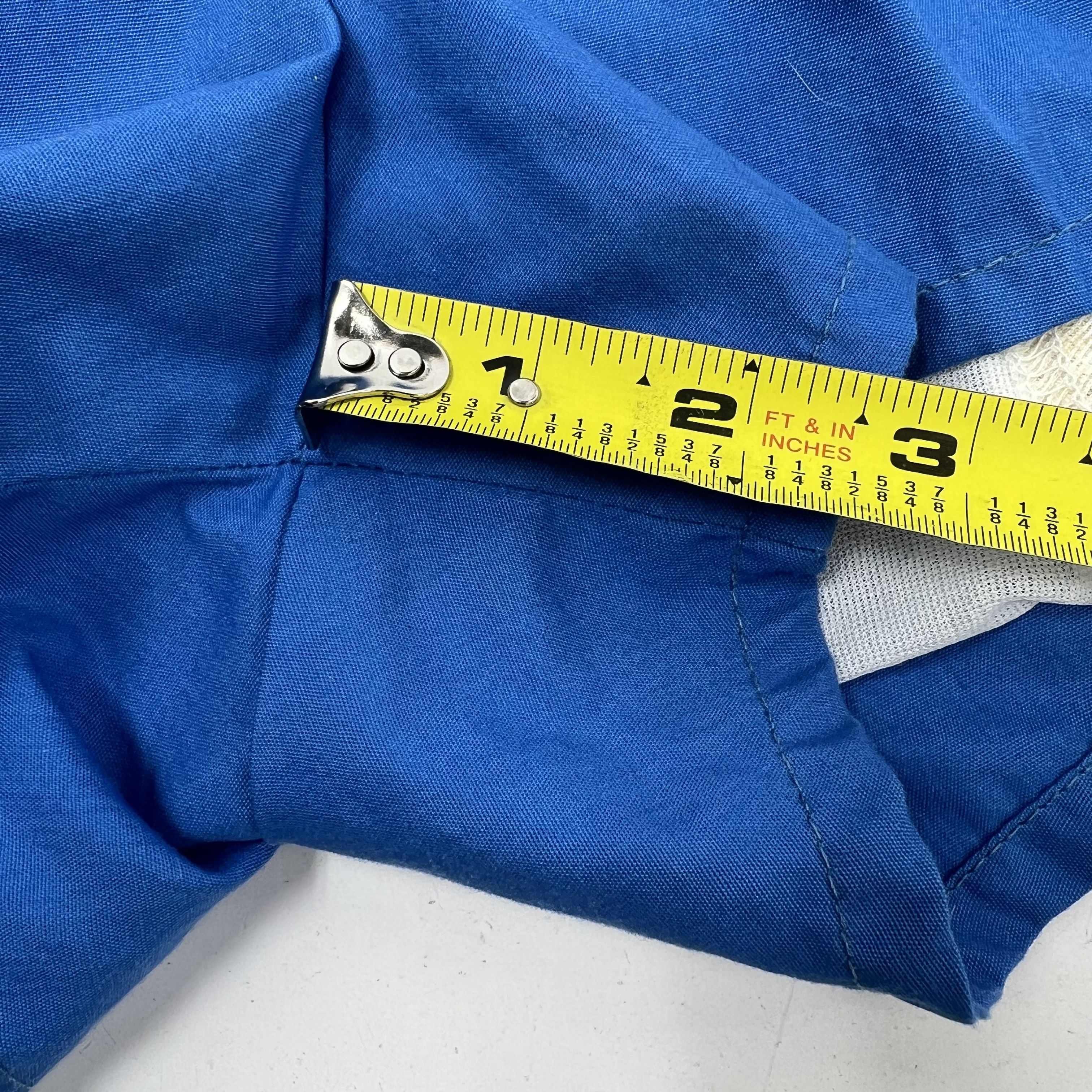 Vintage 80s JC Penney Blue Striped California Swim Trunks Shorts Men's 38